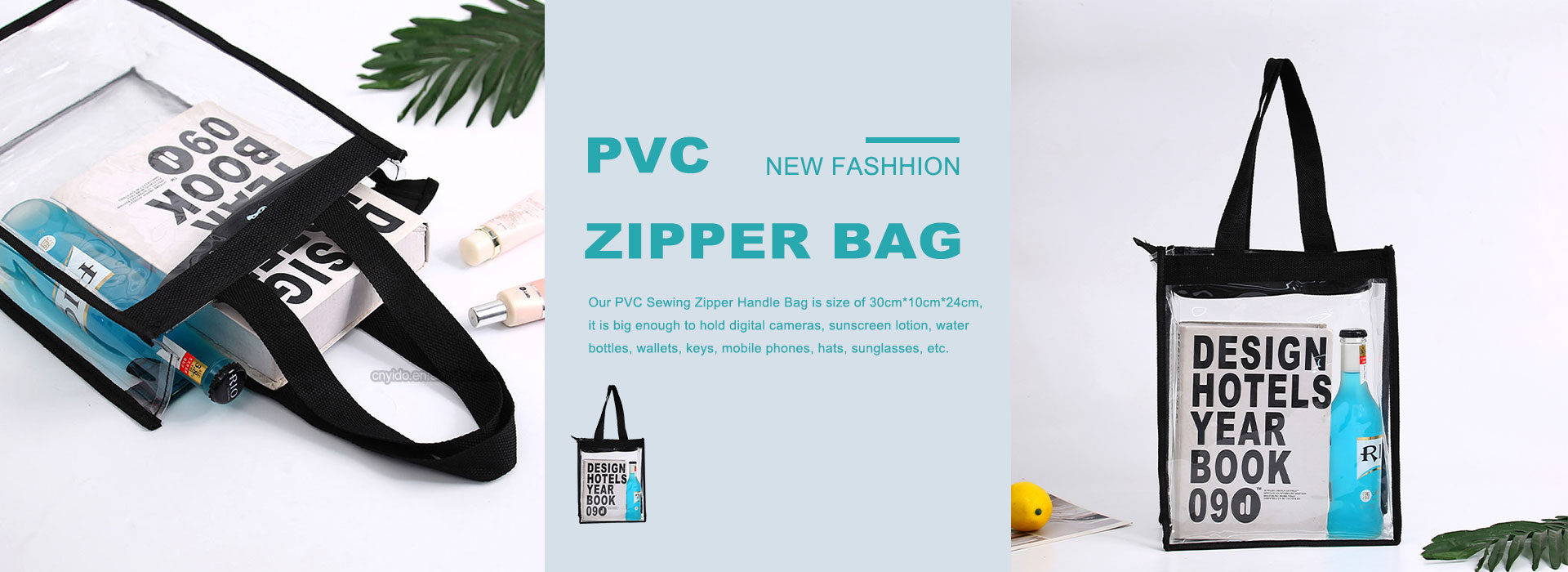 Fábrica del bolso de la cremallera del PVC de China