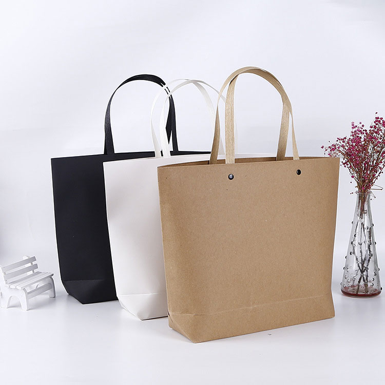 Bolsa de papel Kraft con remaches